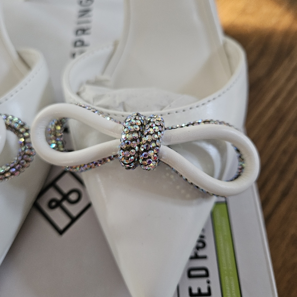 Call It Spring Alyssia White Heel - Picture 5 of 10